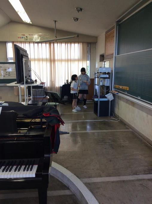 音楽部の練習（器楽）