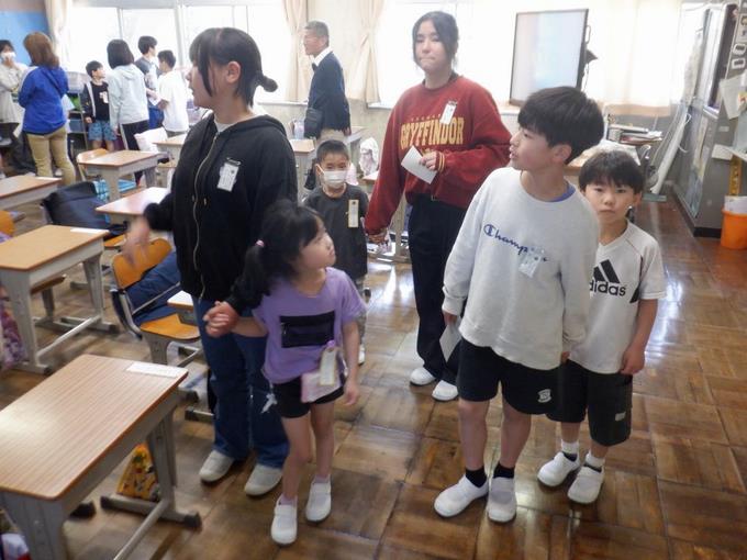 ６年生のお迎え