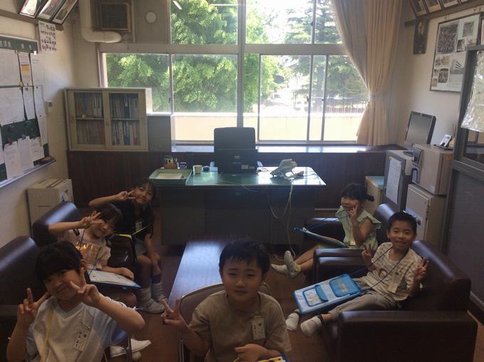 校長室探検＠1・2年生
