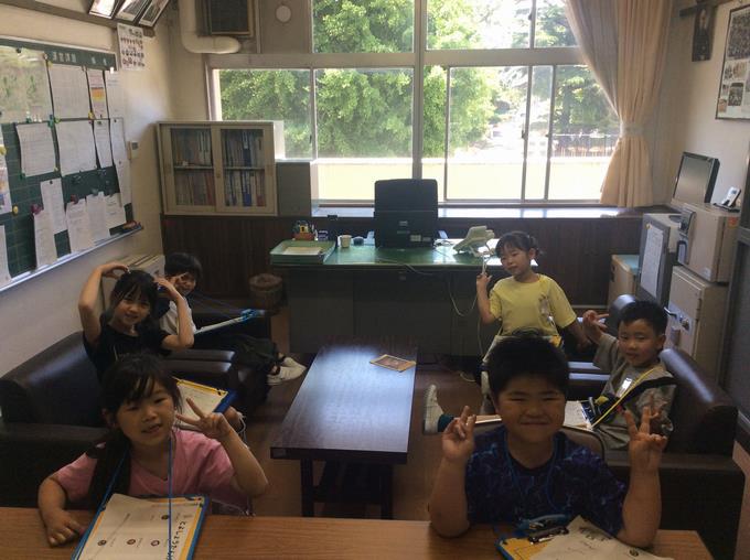 校長室探検＠1・2年生