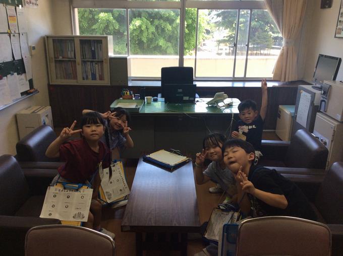 校長室探検＠1・2年生