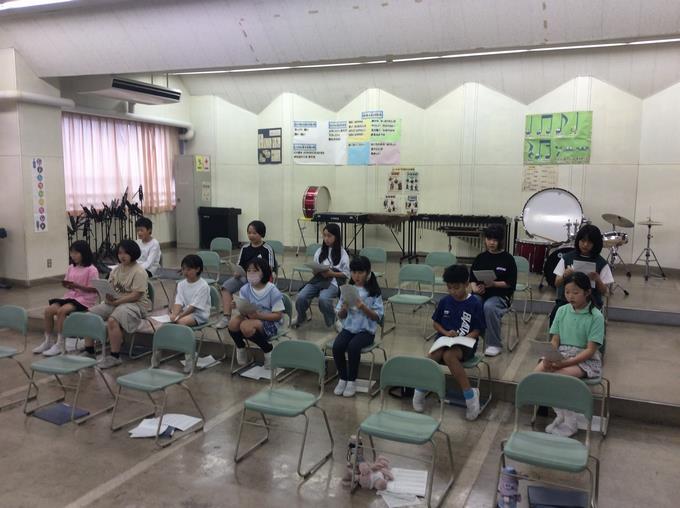 音楽部の練習
