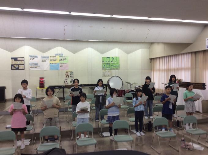 音楽部の練習