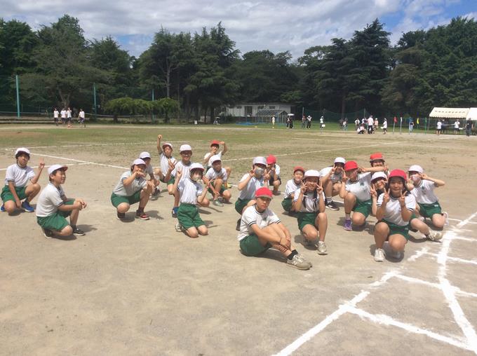 6年生＠100ｍスタート前