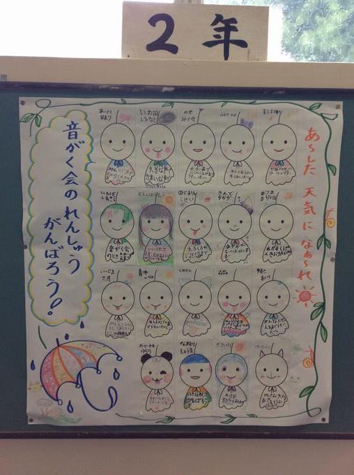 学年掲示板＠2年生