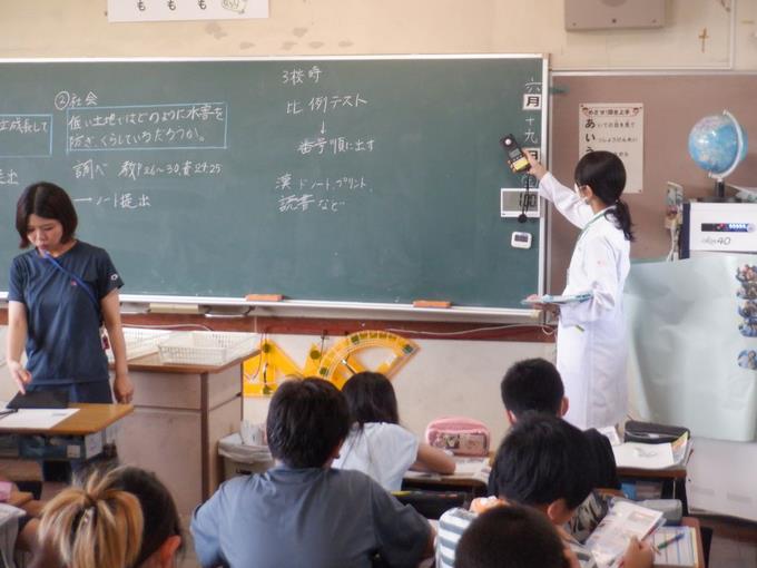 検査の様子