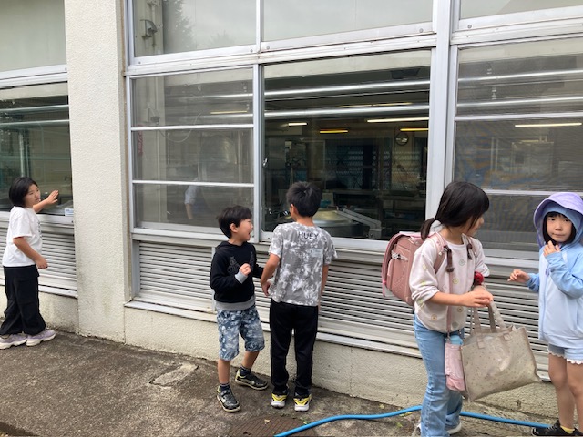 給食室の見学