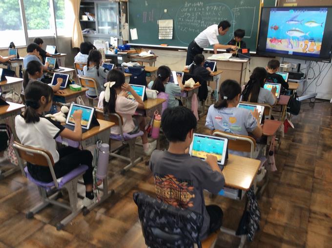 学習の様子＠4年生