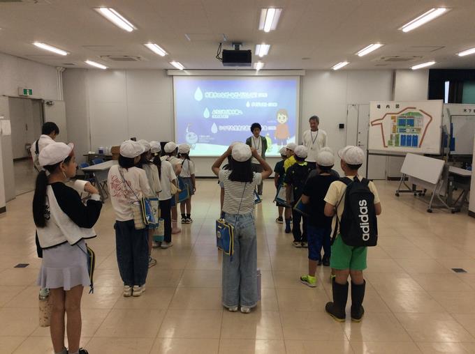 4年生＠北総浄水場の見学
