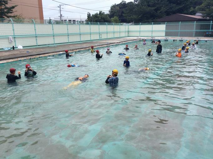 着衣水泳＠3・4年生