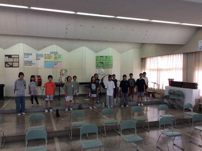音楽部の練習
