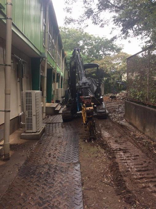 旧郷土資料館解体工事