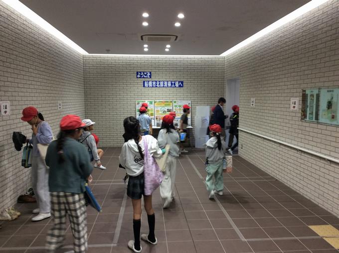 船橋市北部清掃工場に着きました