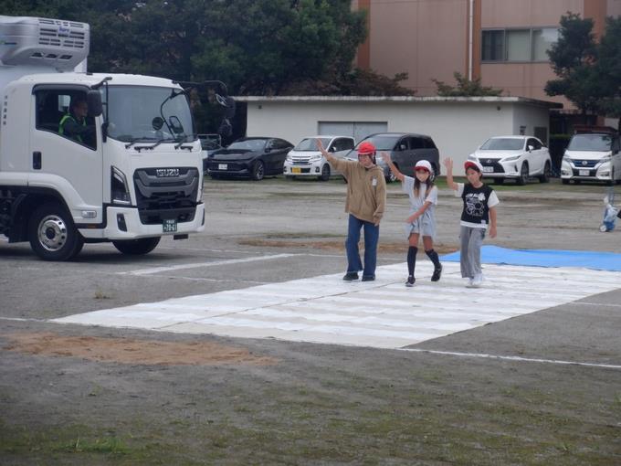 横断歩道の渡り方