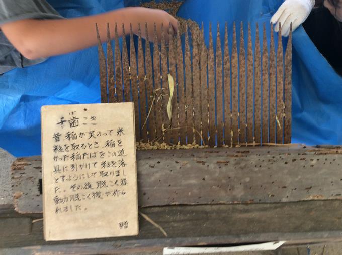 千歯扱き