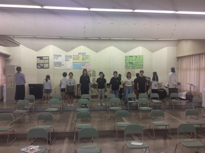 音楽部の練習