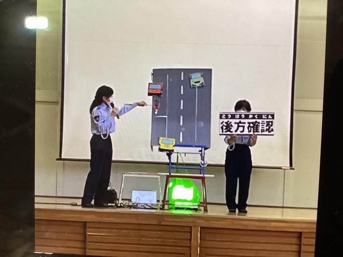 交通安全教室の様子②