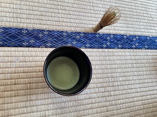 全員がお茶を立てる体験をさせていただきました。