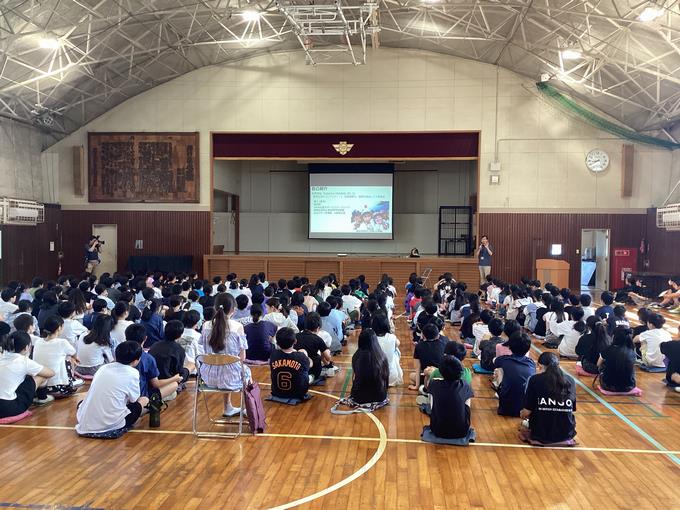 薬物乱用防止教室の様子①