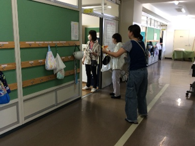 引き渡し訓練の様子