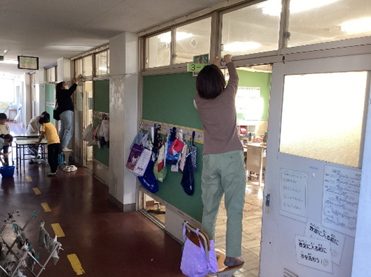 校内美化活動の様子②