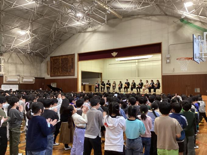 修了式・離任式の様子②