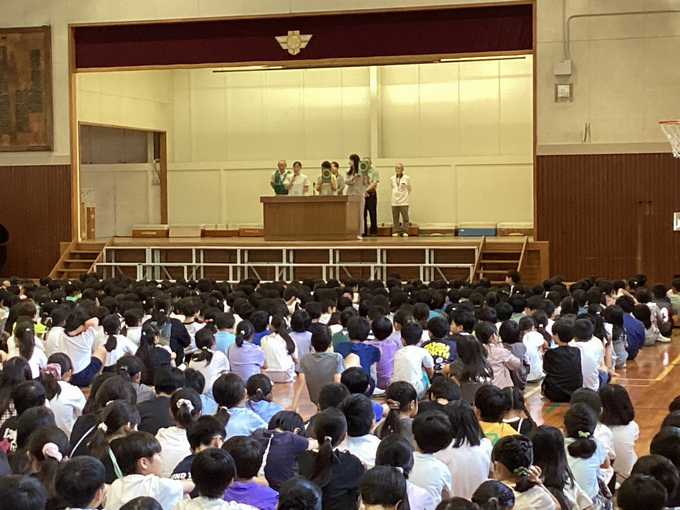 スクールガードとPTAの方々からのお話