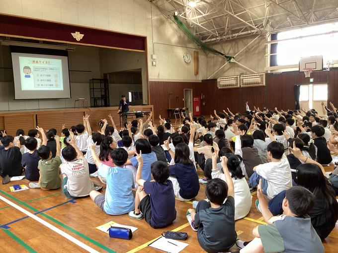 租税教室の様子①