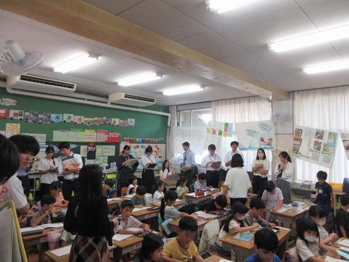 たくさんの先生方が参観しました
