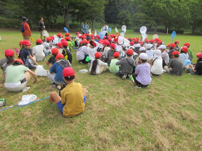 公園到着