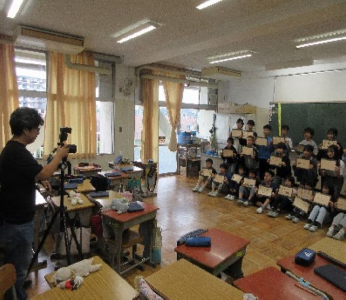 クラス写真(画像を粗くしてます)