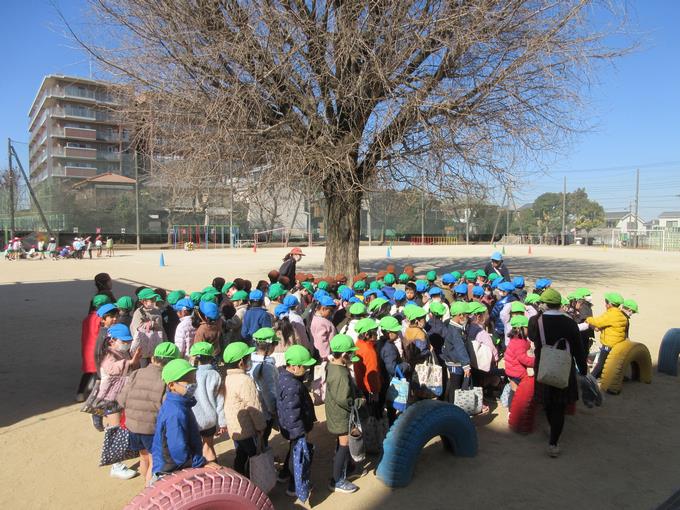 ２グループに分かれて見学しました