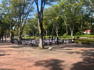 見学開始です