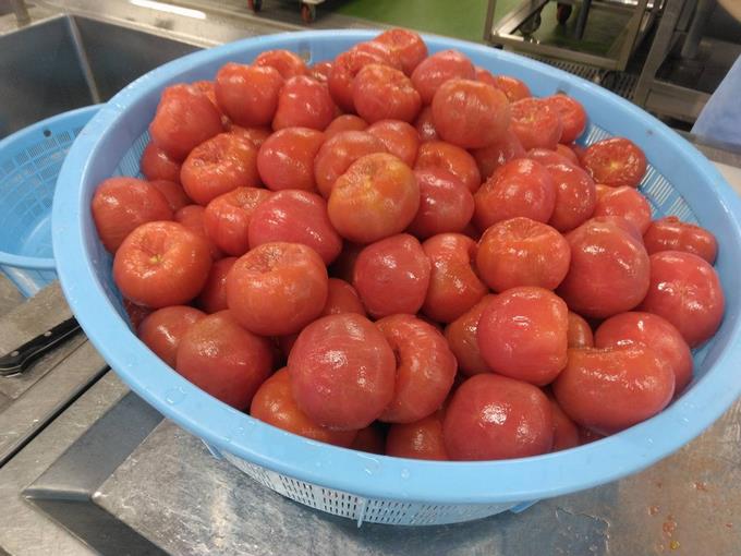 トマトの湯むき