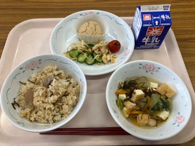 6月22日の給食(沖縄料理)