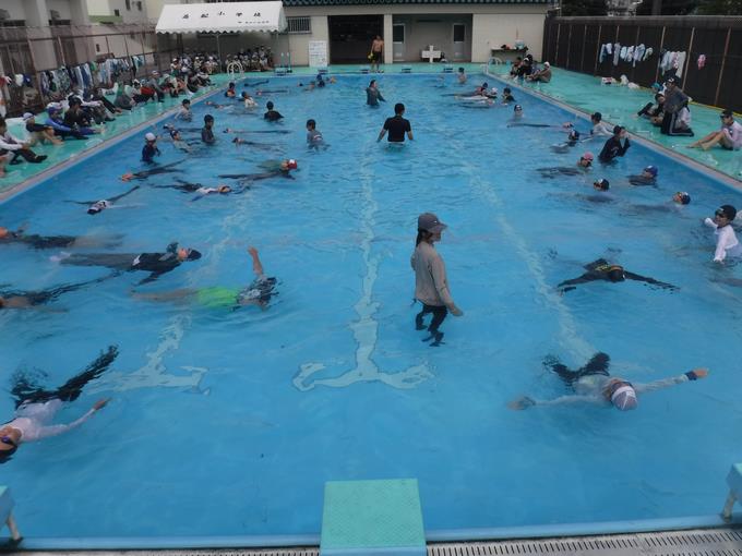6年生@着衣水泳