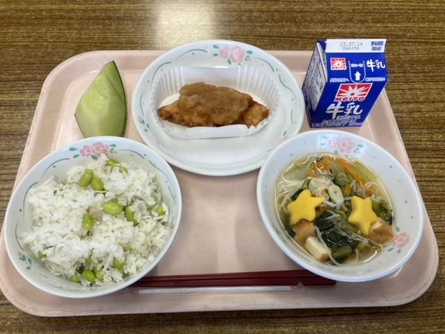 7月7日の給食