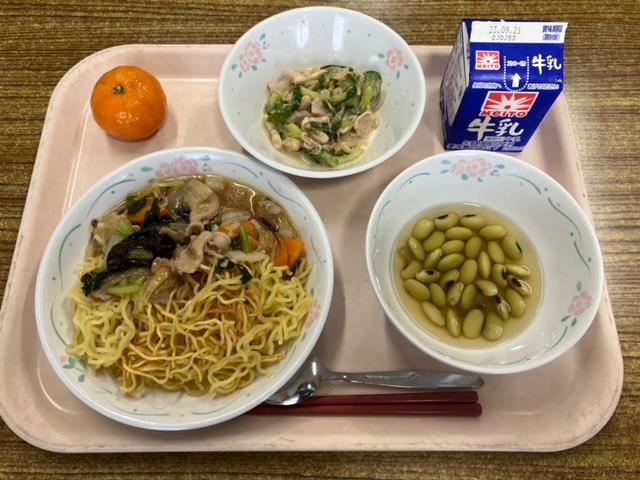 9月15日の給食