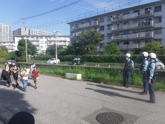 秋の交通安全運動実施中