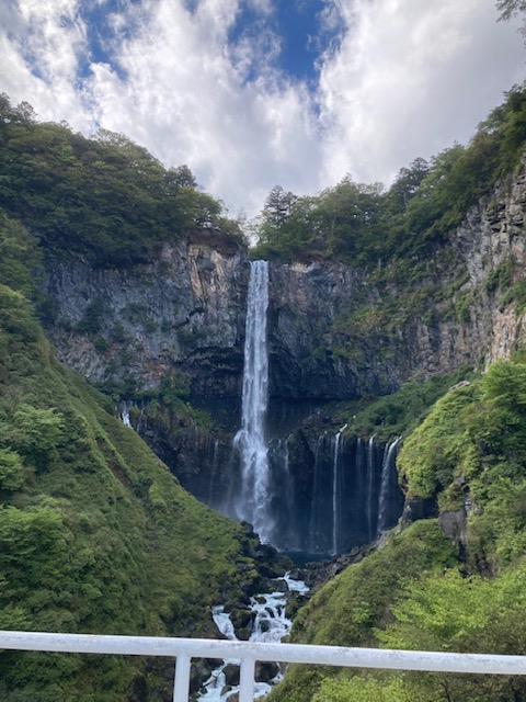 華厳の滝の見学