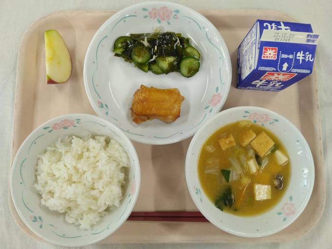 10月2日の給食