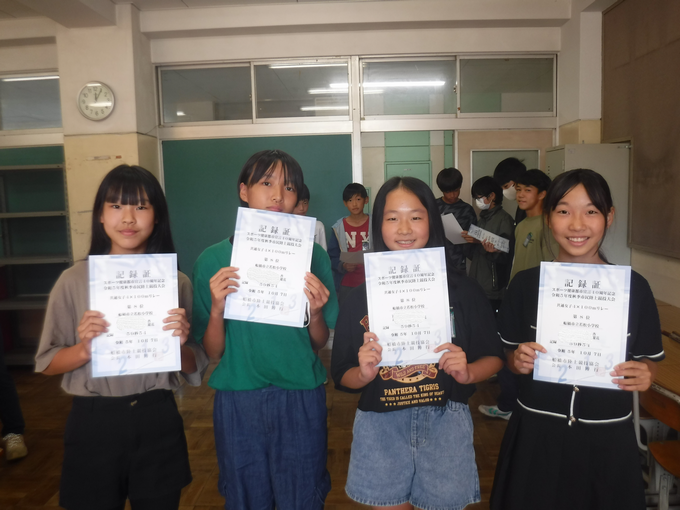 共通女子4×100mリレーメンバー
