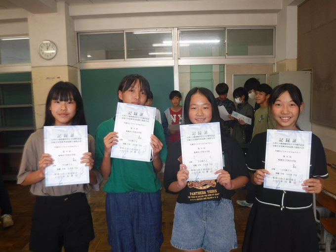 共通女子4×100ｍリレーメンバー