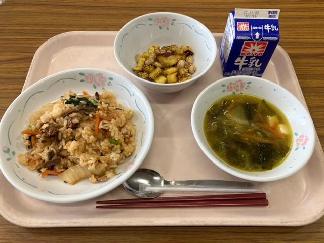 11月1日の給食