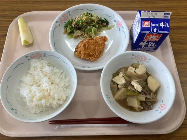 11月2日の給食