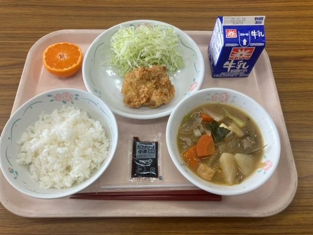 11月22日の給食