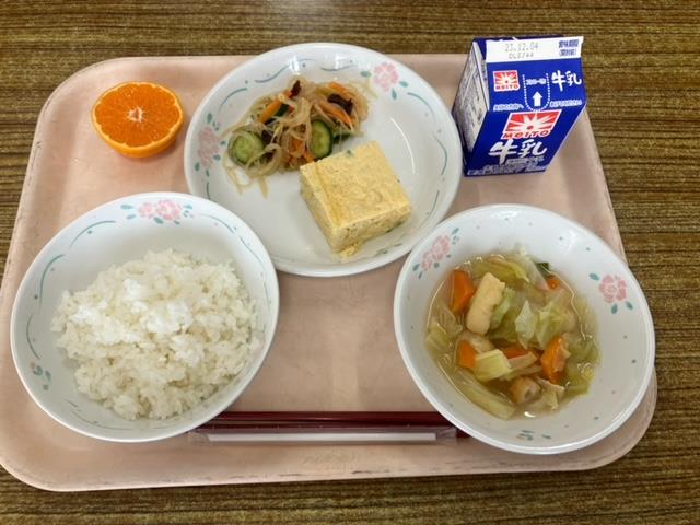 11月27日の給食