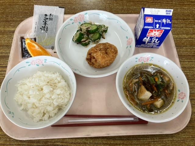 11月29日の給食