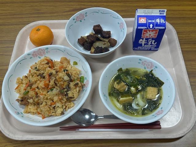 12月5日の給食