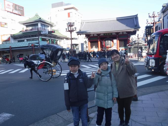 浅草寺に到着しました